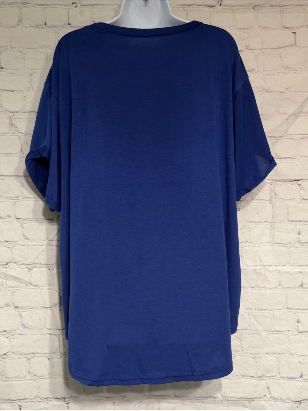 Royal Blue Short Sleeve Shirt 3X - Picture 5 of 7